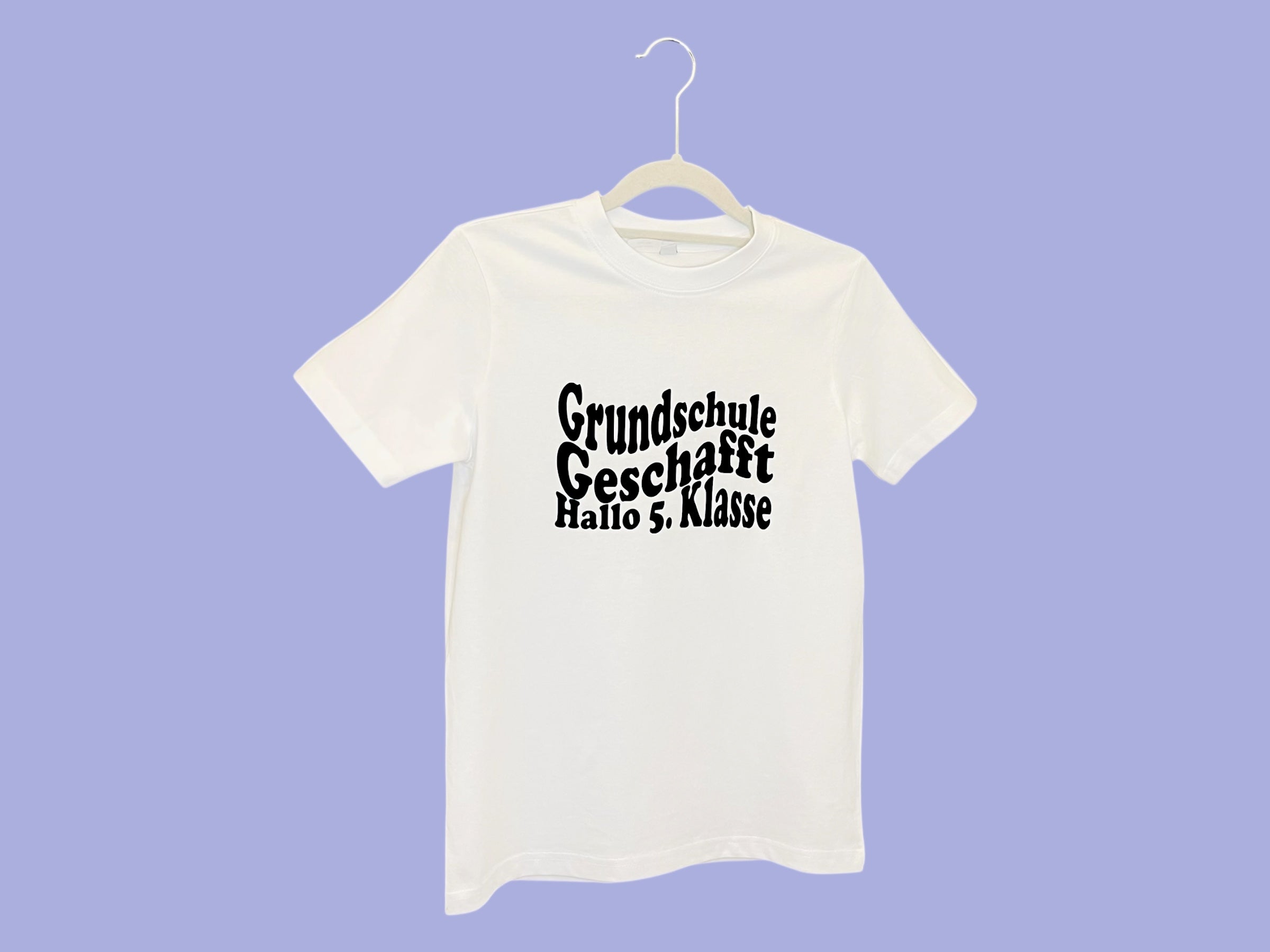 Grundschulabschluss T-Shirt „Grundschule geschafft Hallo 5. Klasse“