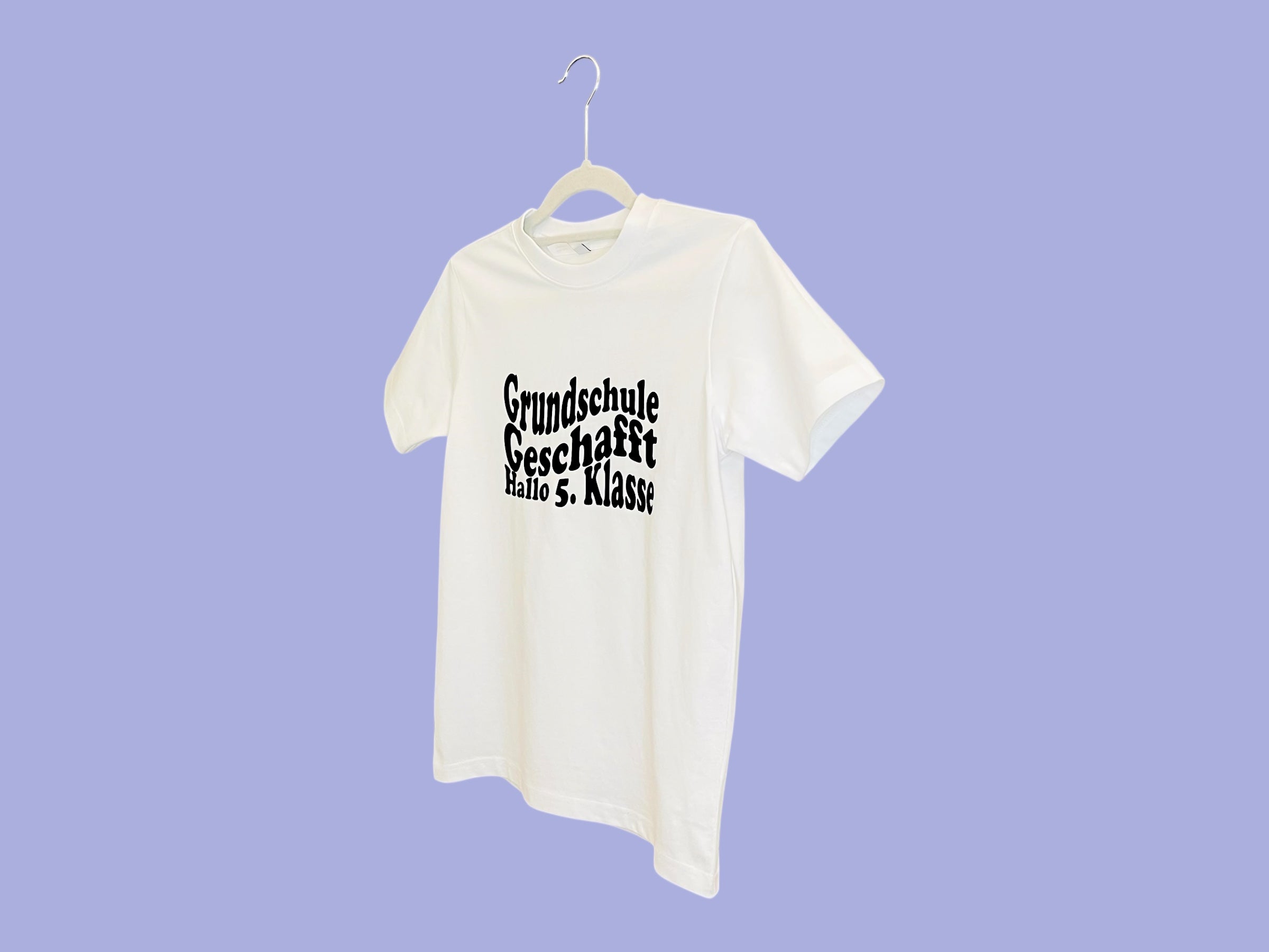 Grundschulabschluss T-Shirt „Grundschule geschafft Hallo 5. Klasse“