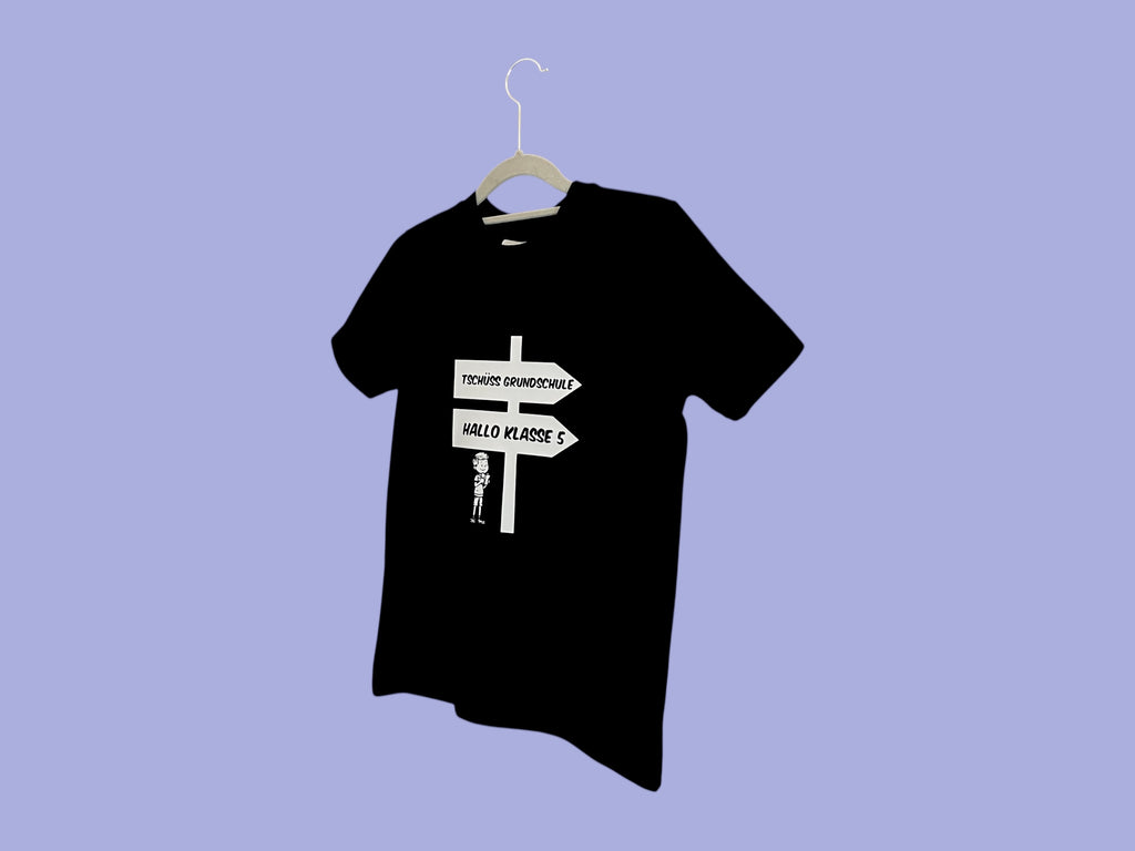 Grundschulabschluss T-Shirt „Tschüss Grundschule Hallo Klasse 5“