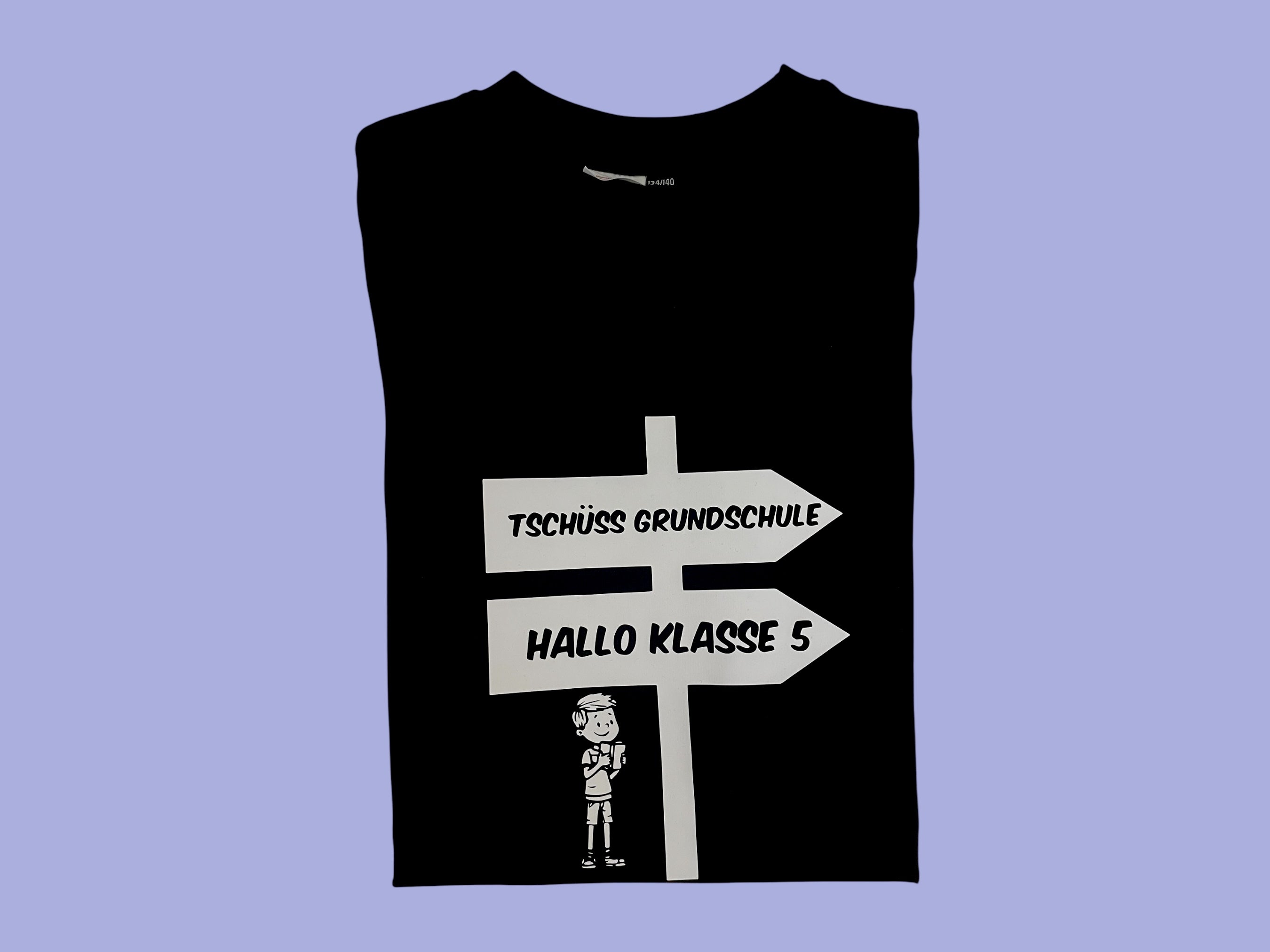 Grundschulabschluss T-Shirt „Tschüss Grundschule Hallo Klasse 5“