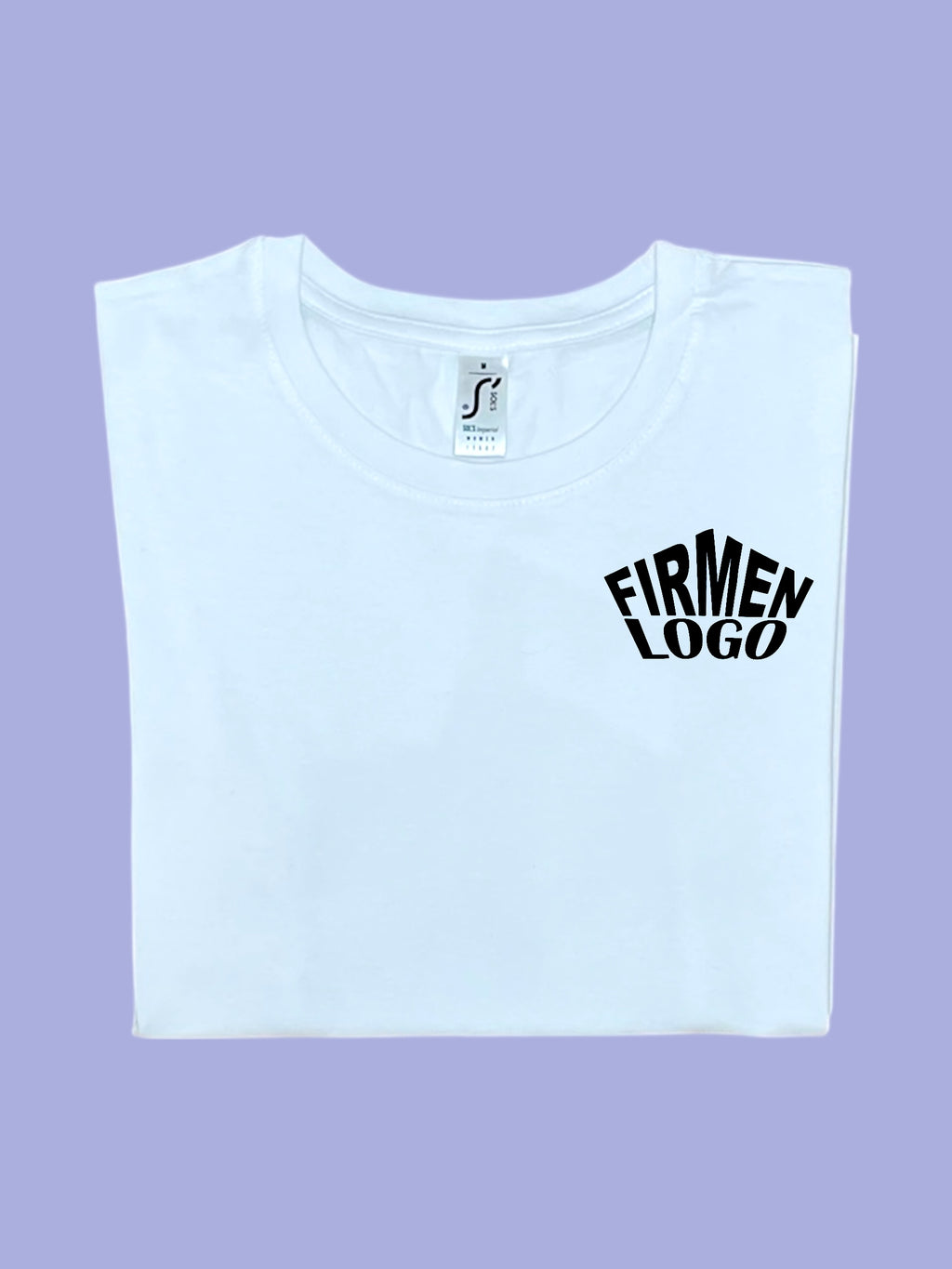 Weißes Damen T-Shirt personalisiert mit Firmenlogo