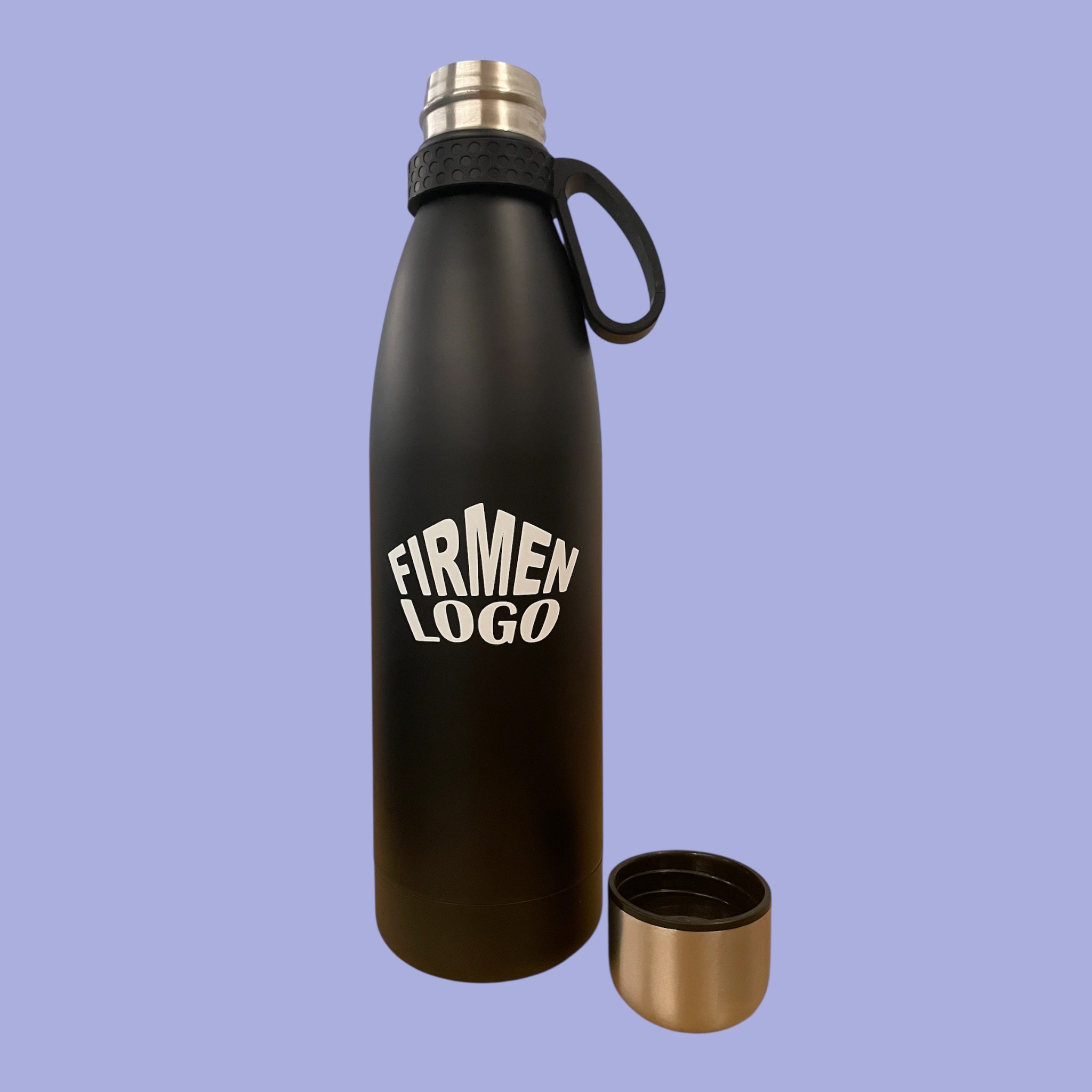 Personalisierte Edelstahl-Trinkflasche 700 ml mit Firmenlogo
