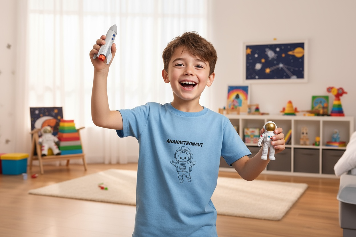 Kinder T-Shirt „Ananastronaut“