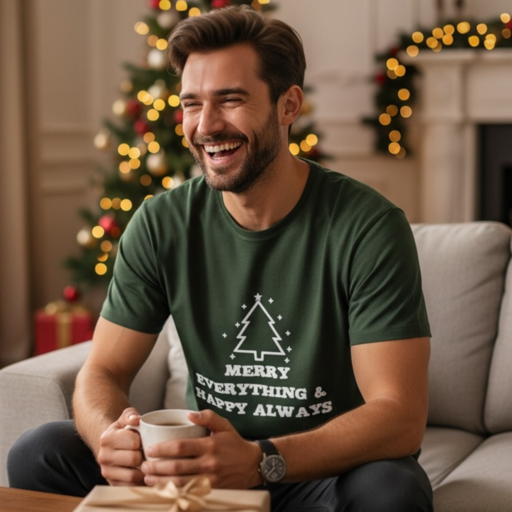 Merry Everything & Happy Always Weihnachts Herren T-Shirt