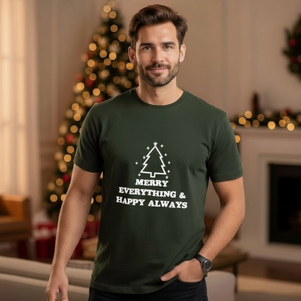 Merry Everything & Happy Always Weihnachts Herren T-Shirt