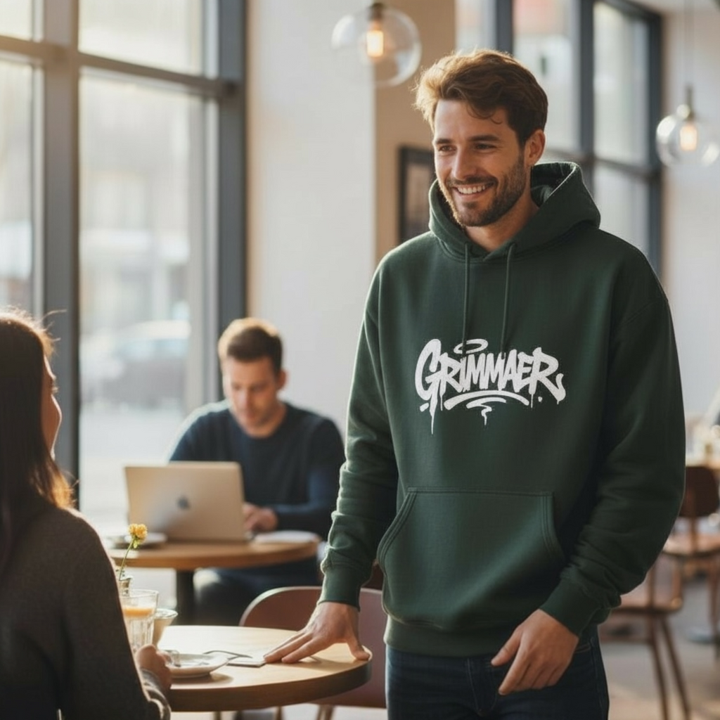 Hoodie Personalisiert mit deinem Stadt-Name Graffiti Style