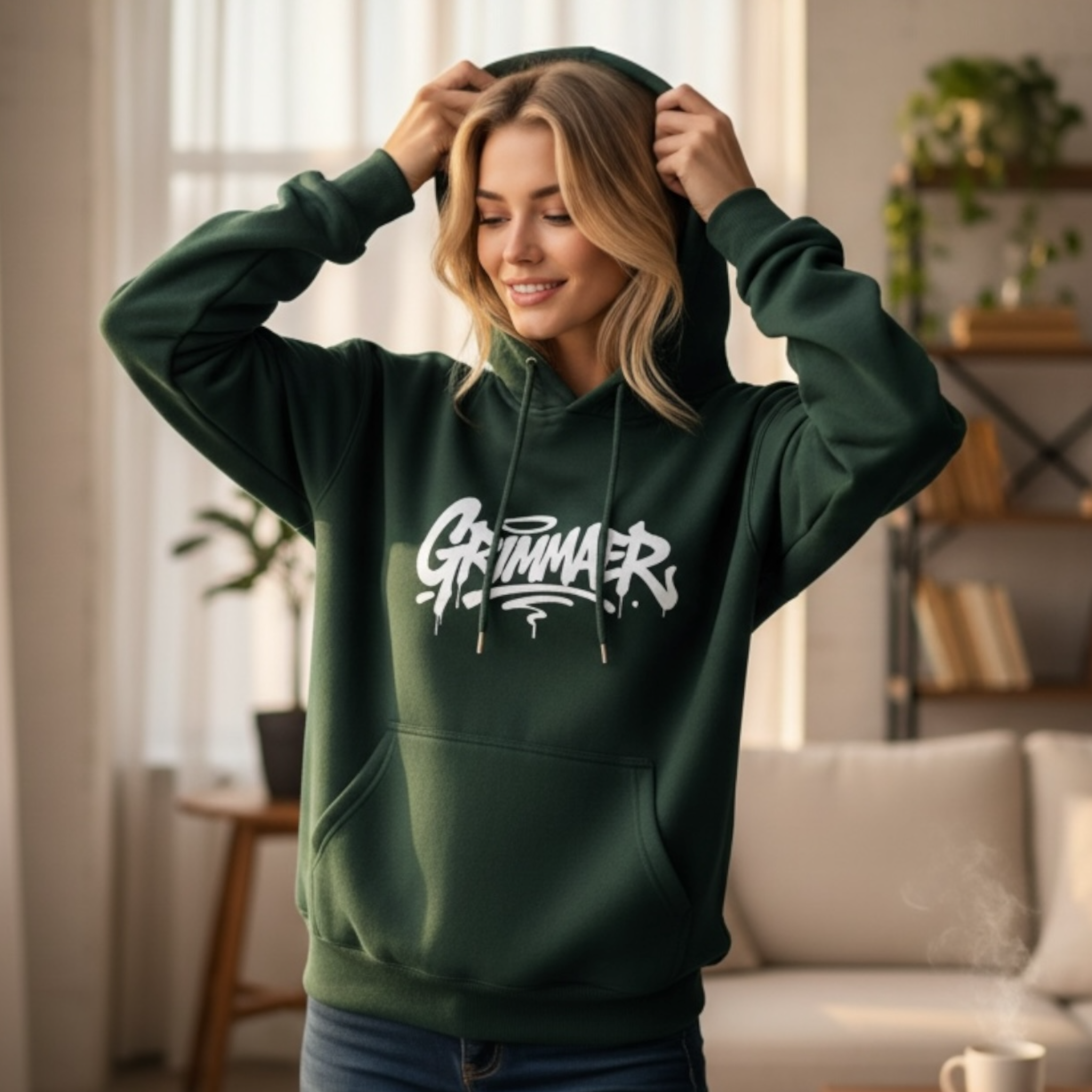 Hoodie Personalisiert mit deinem Stadt-Name Graffiti Style