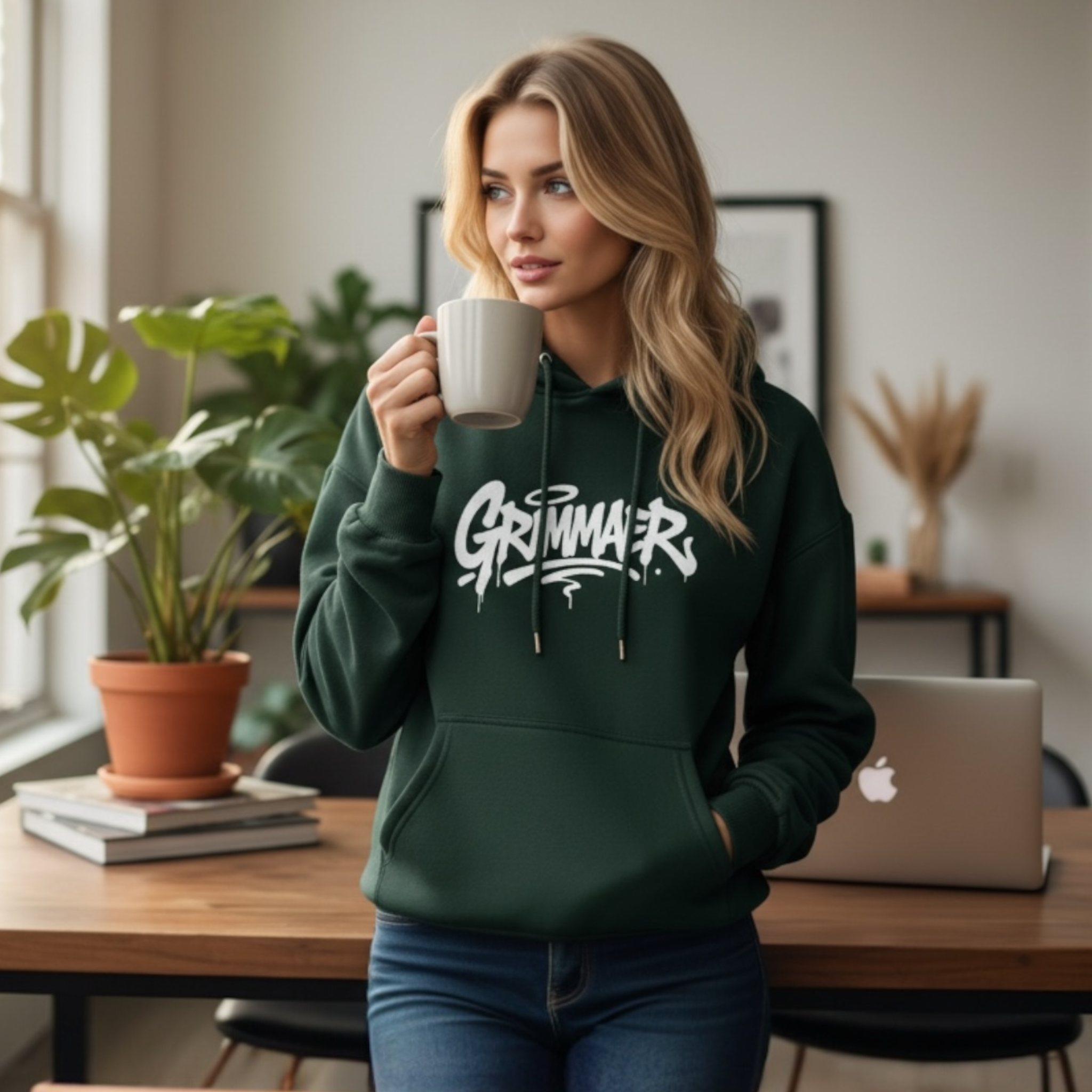 Hoodie Personalisiert mit deinem Stadt-Name Graffiti Style