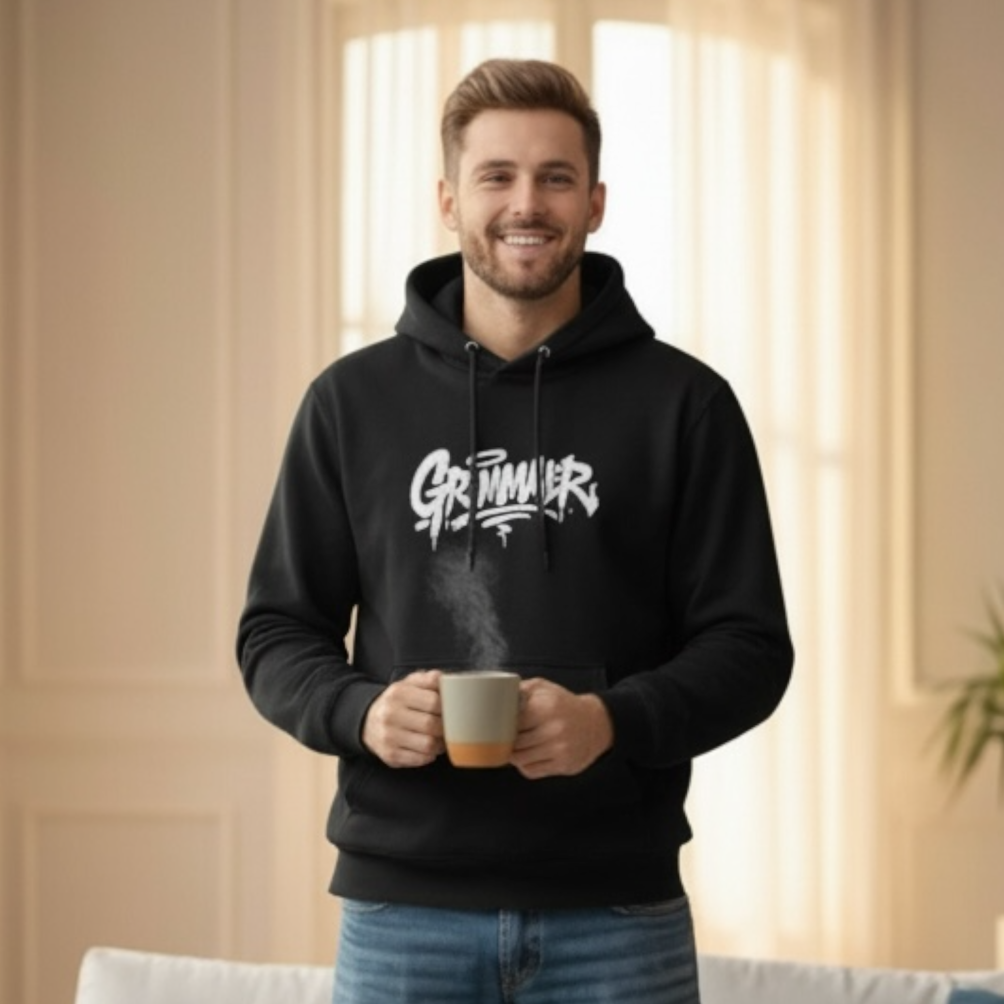 Hoodie Personalisiert mit deinem Stadt-Name Graffiti Style