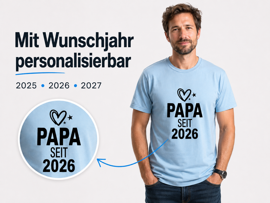 Papa Seit 2026 T-Shirt