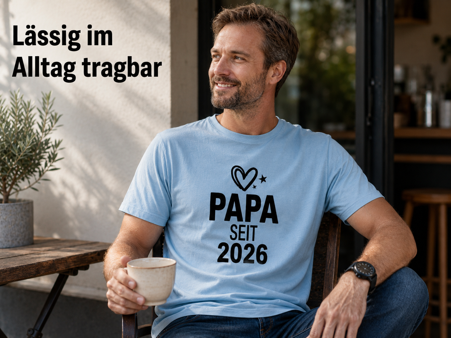 Papa Seit 2026 T-Shirt