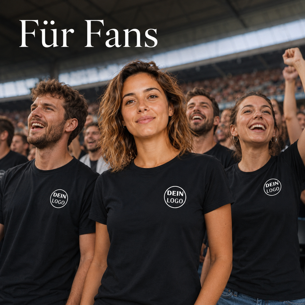 Vereins T-Shirt personalisiert mit Logo für Frauen