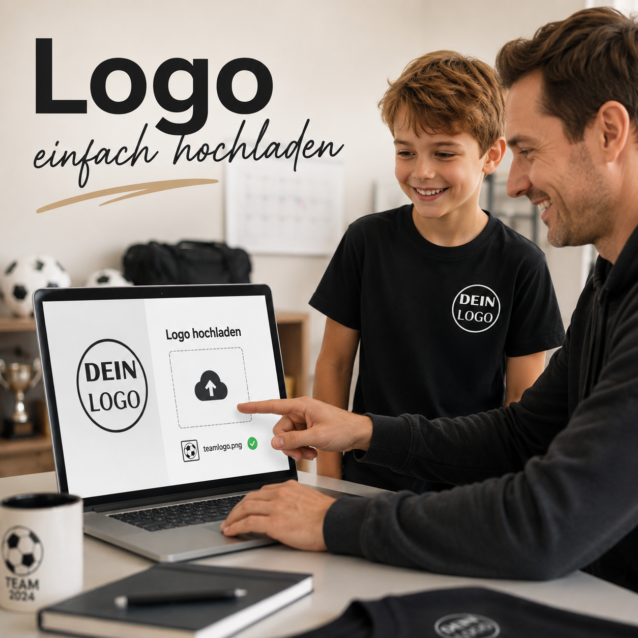 Vereins T-Shirt personalisiert für Kinder