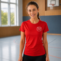Frauen Trainingsshirt personalisiert mit Vereinslogo