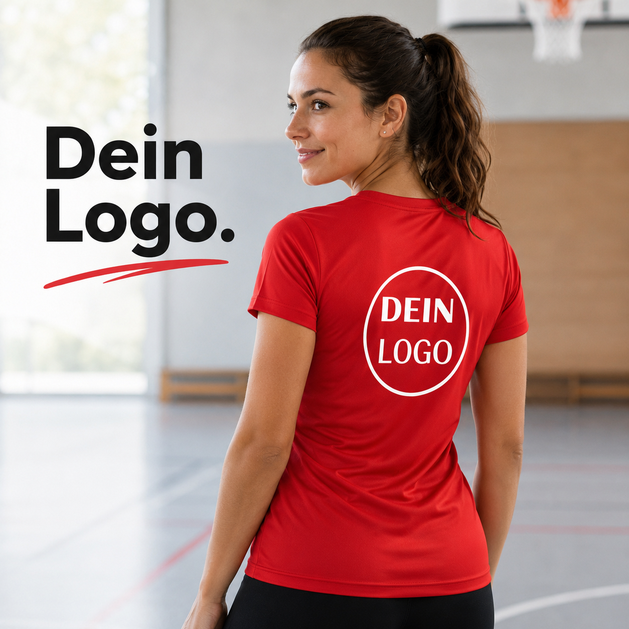 Frauen Trainingsshirt personalisiert mit Vereinslogo
