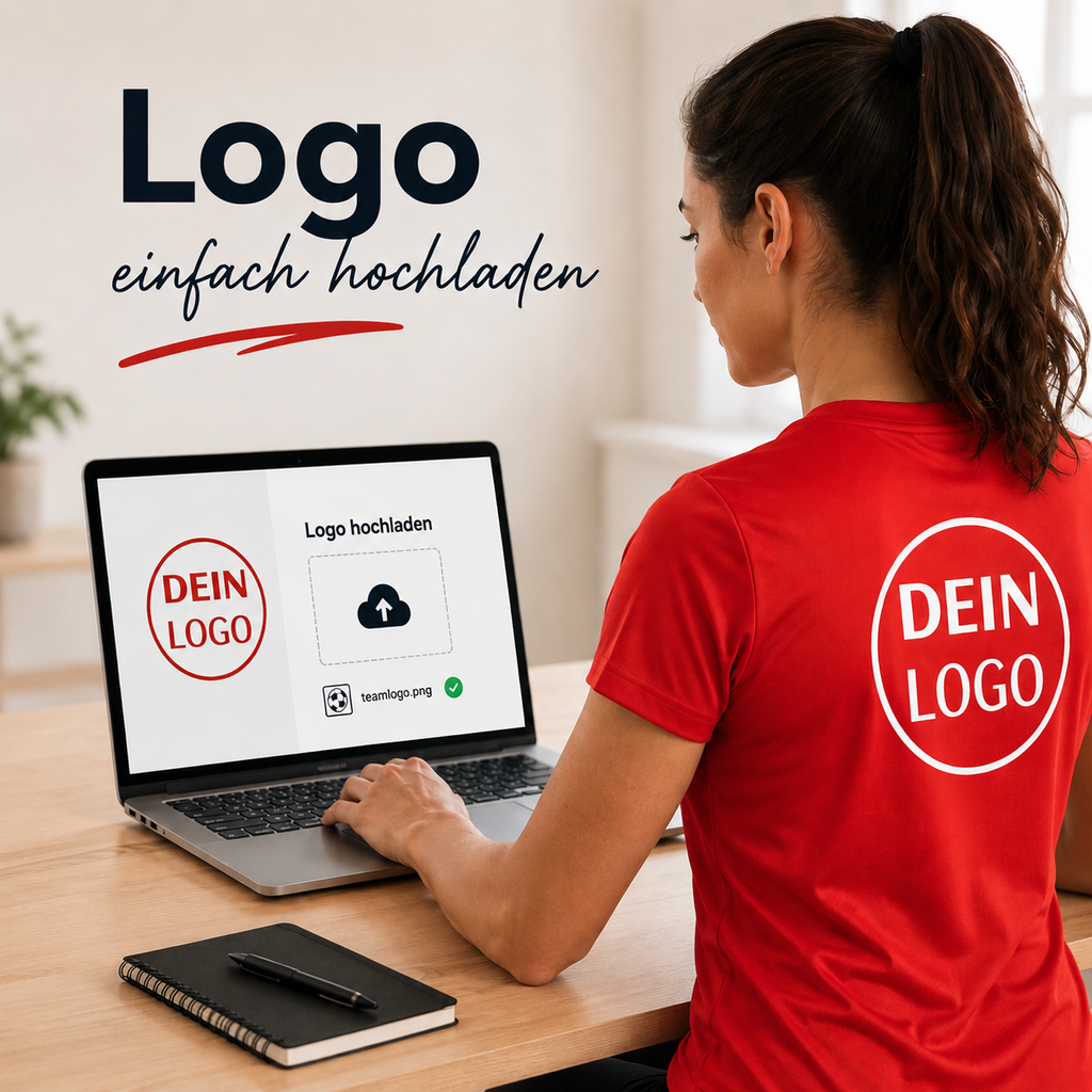 Frauen Trainingsshirt personalisiert mit Vereinslogo
