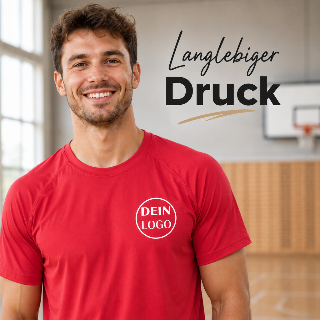 Männer Trainingsshirt personalisiert mit Vereinslogo
