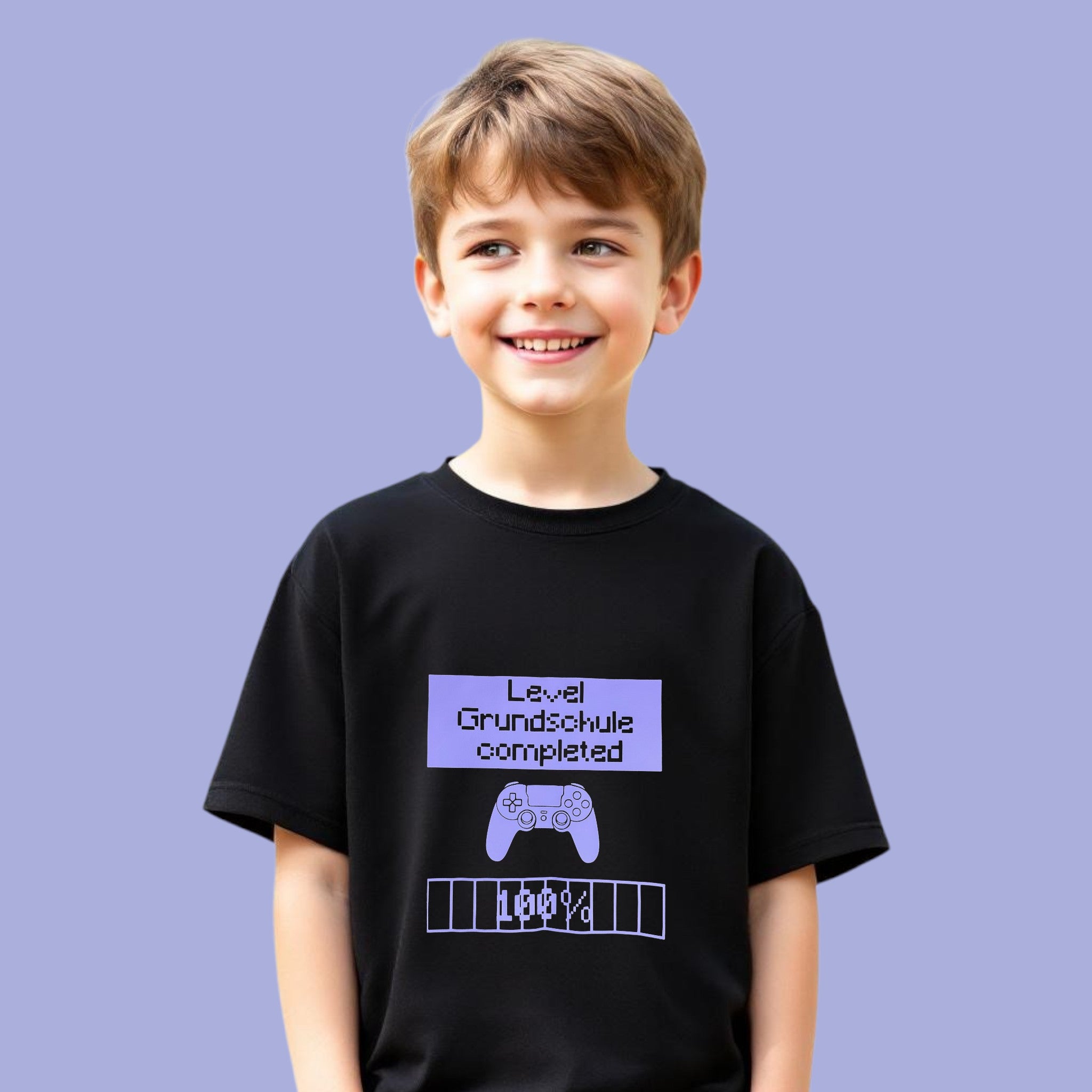 Grundschulabschluss T-Shirt „Level Grundschule completed“