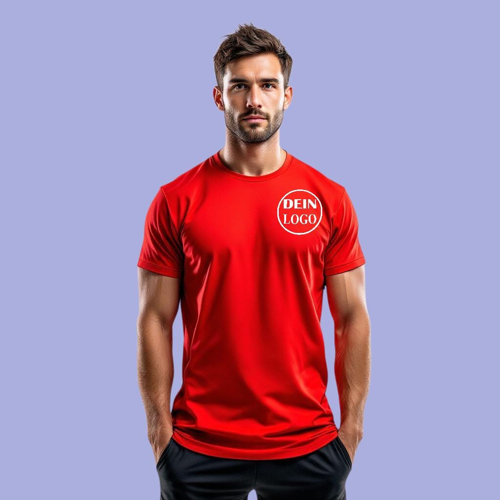 Männer Trainingsshirt personalisiert mit Vereinslogo