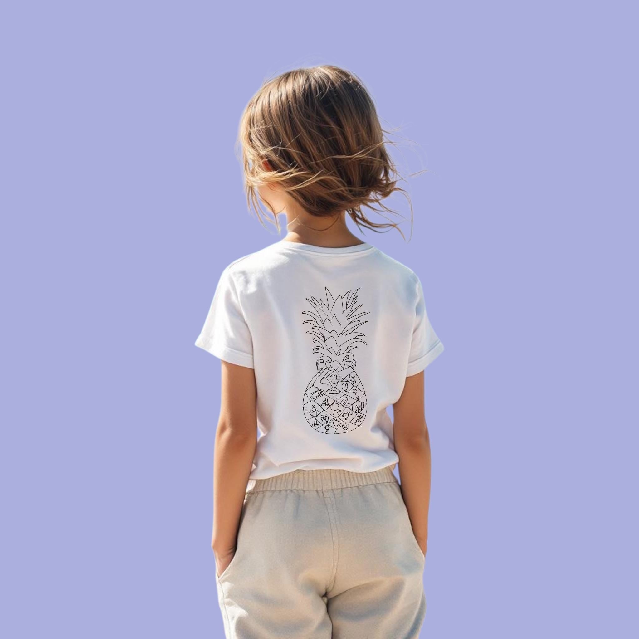 Kinder Ananas T-Shirt
