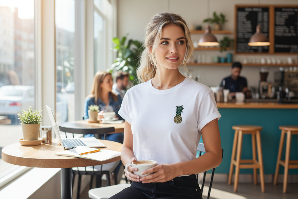 Damen Ananas T-Shirt