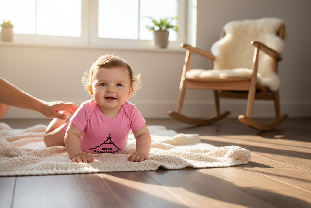 Baby Body „MINI GRIMMAER“– personalisierbar mit dem Stadtname