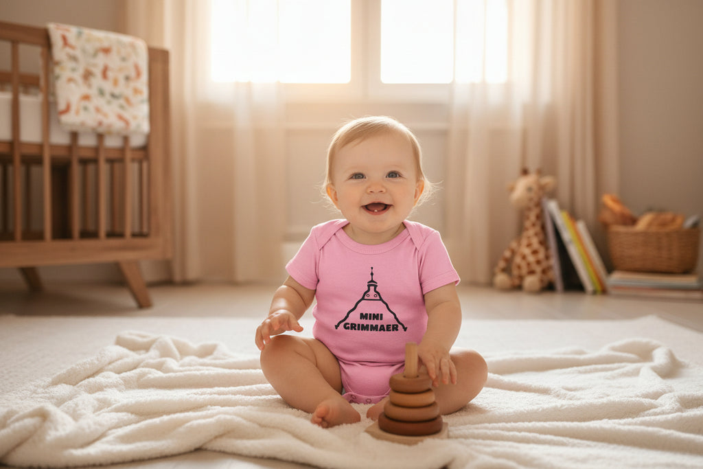 Baby Body „MINI GRIMMAER“– personalisierbar mit dem Stadtname
