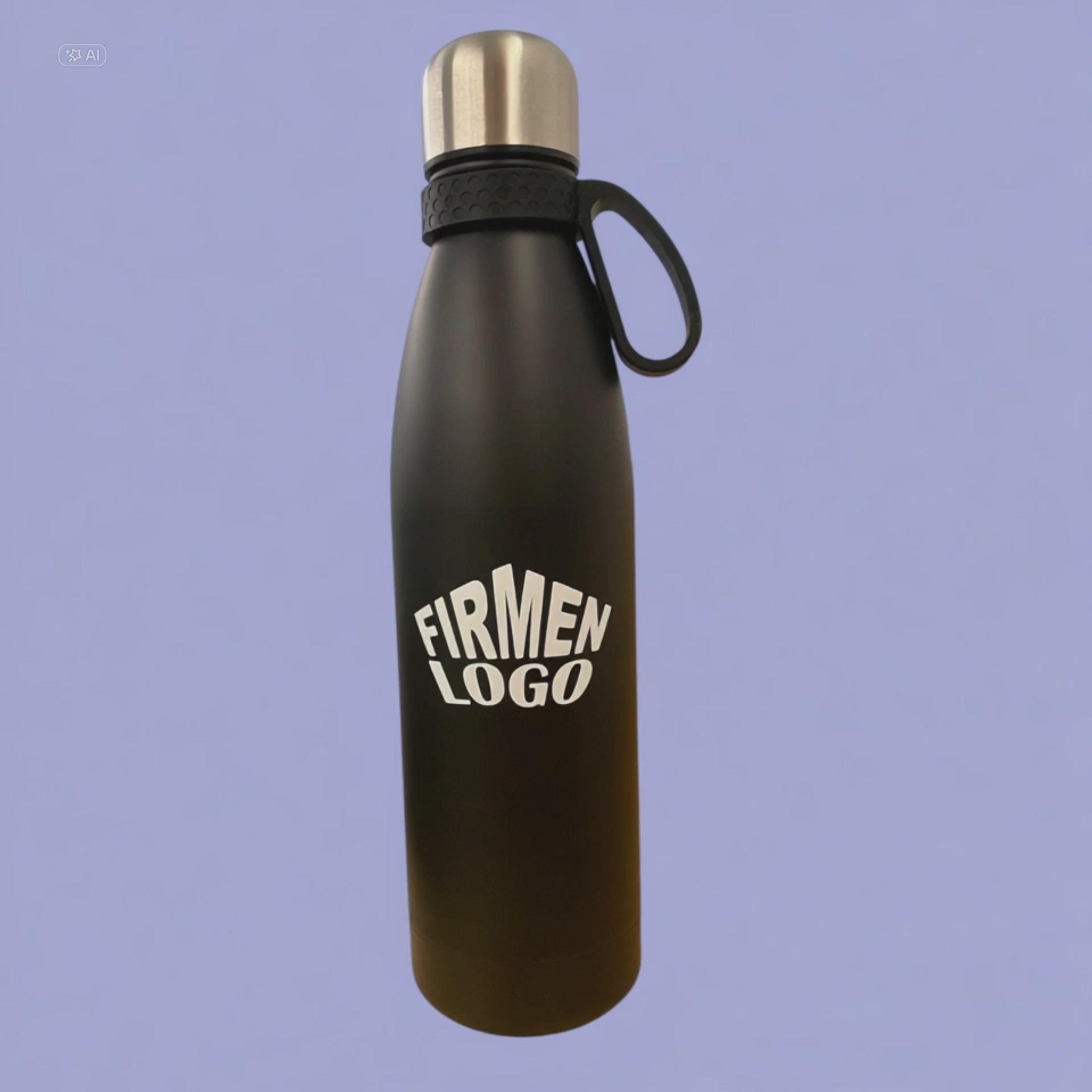 Personalisierte Edelstahl-Trinkflasche 700 ml mit Firmenlogo